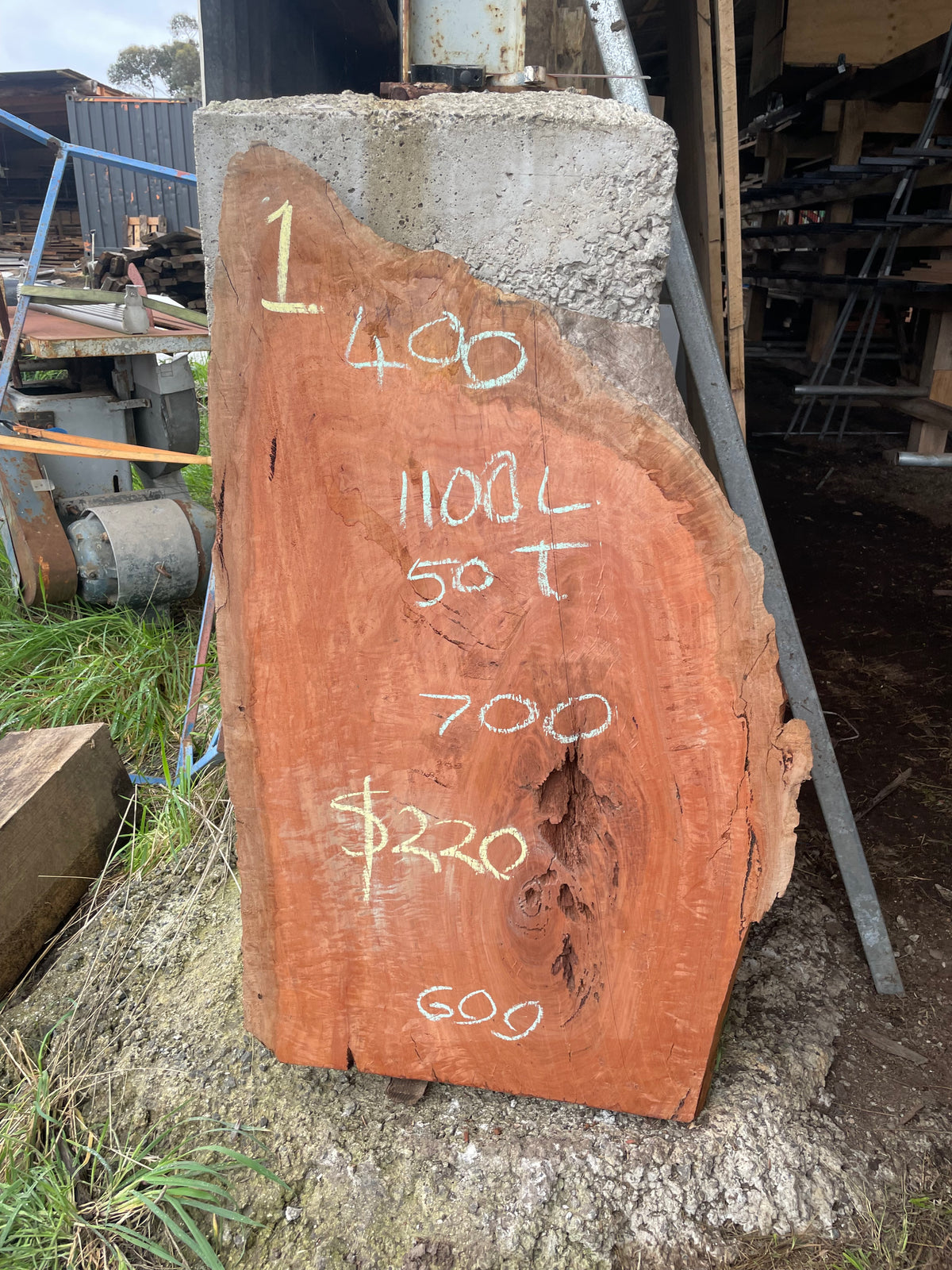 Red Gum Slabs — Salvaged Timber