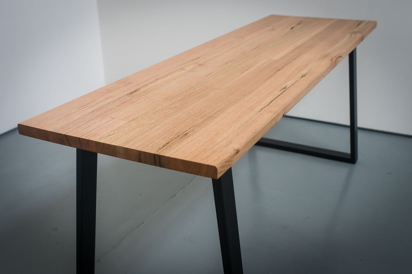 The Simply Longer Desk in Feature Grade Vic Ash