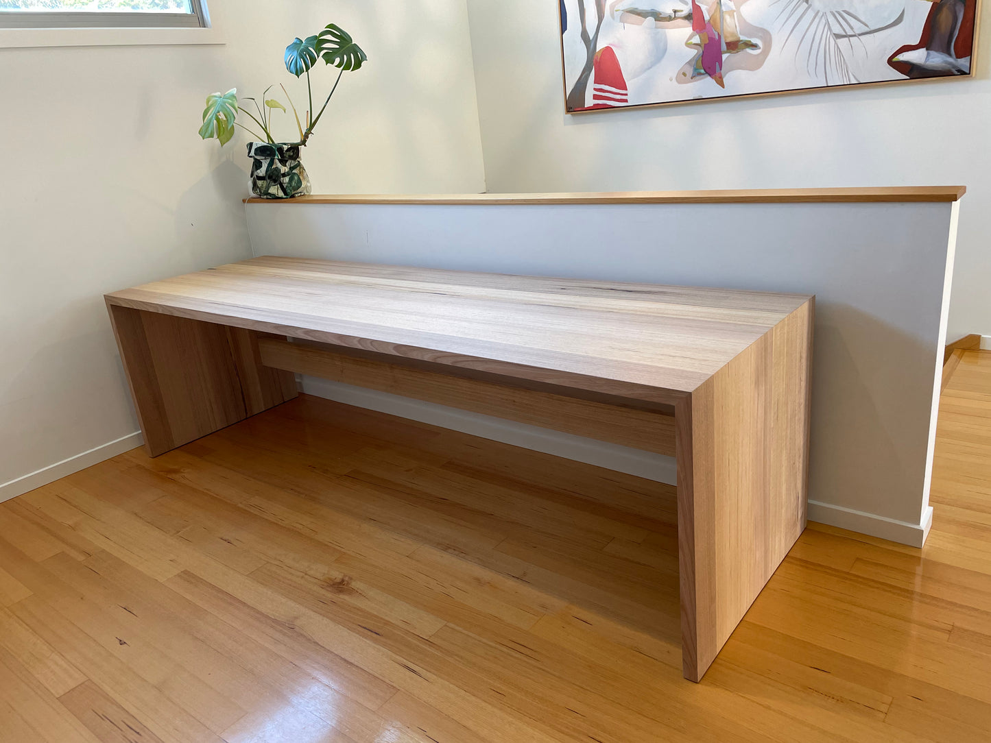 Custom Hardwood Benches and Tables - Waterfall Edge - in Vic Ash