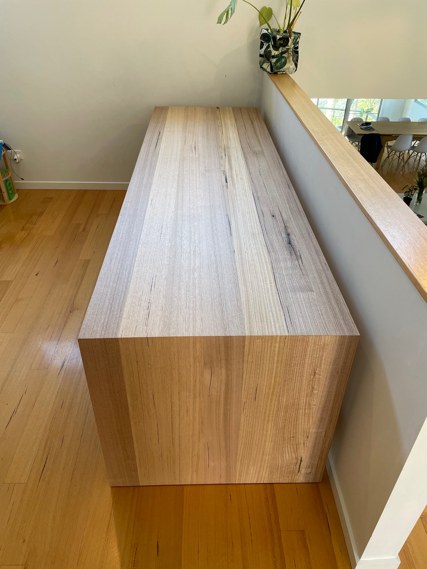 Custom Hardwood Benches and Tables - Waterfall Edge - in Vic Ash