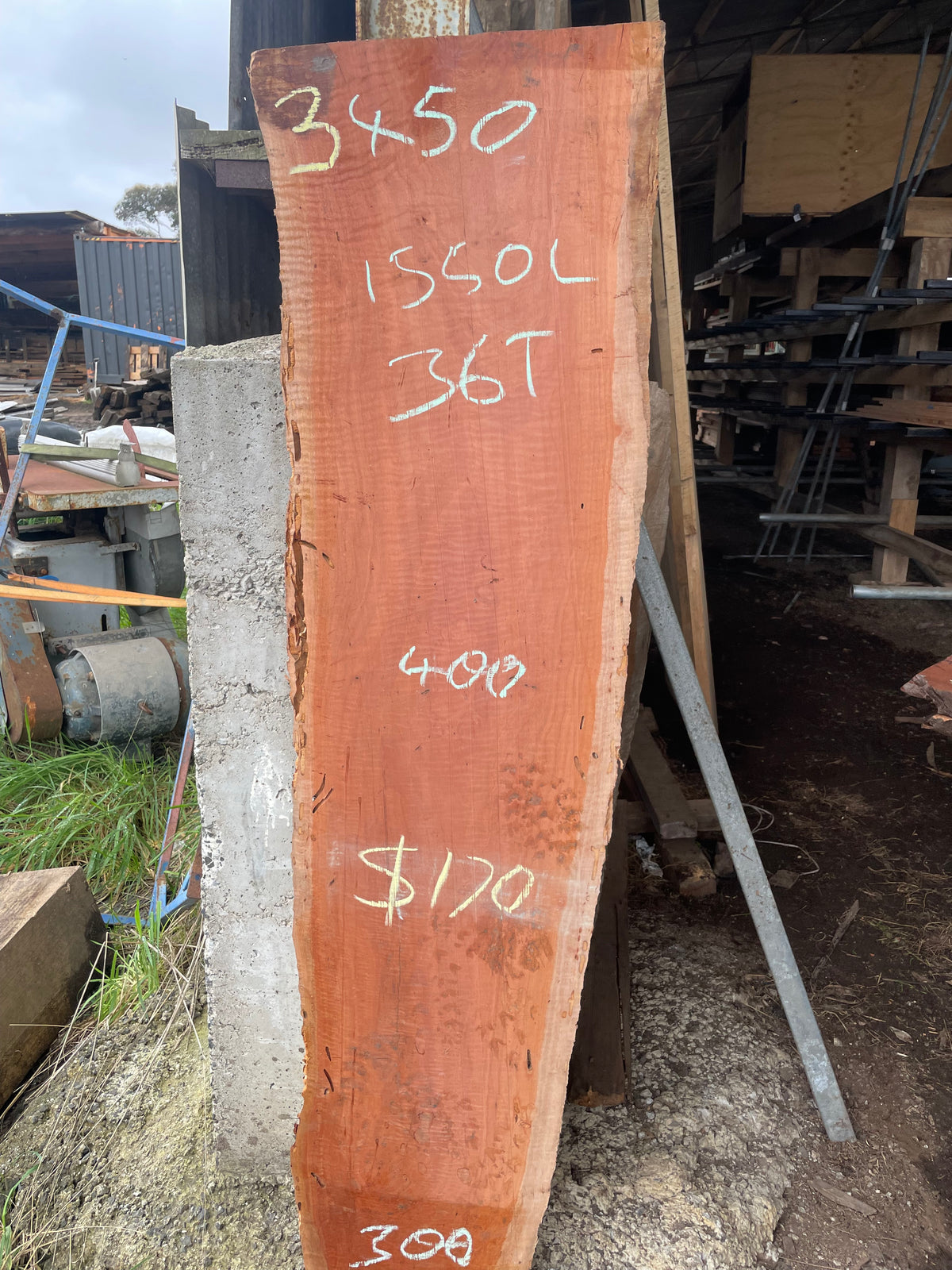 Red Gum Slabs — Salvaged Timber