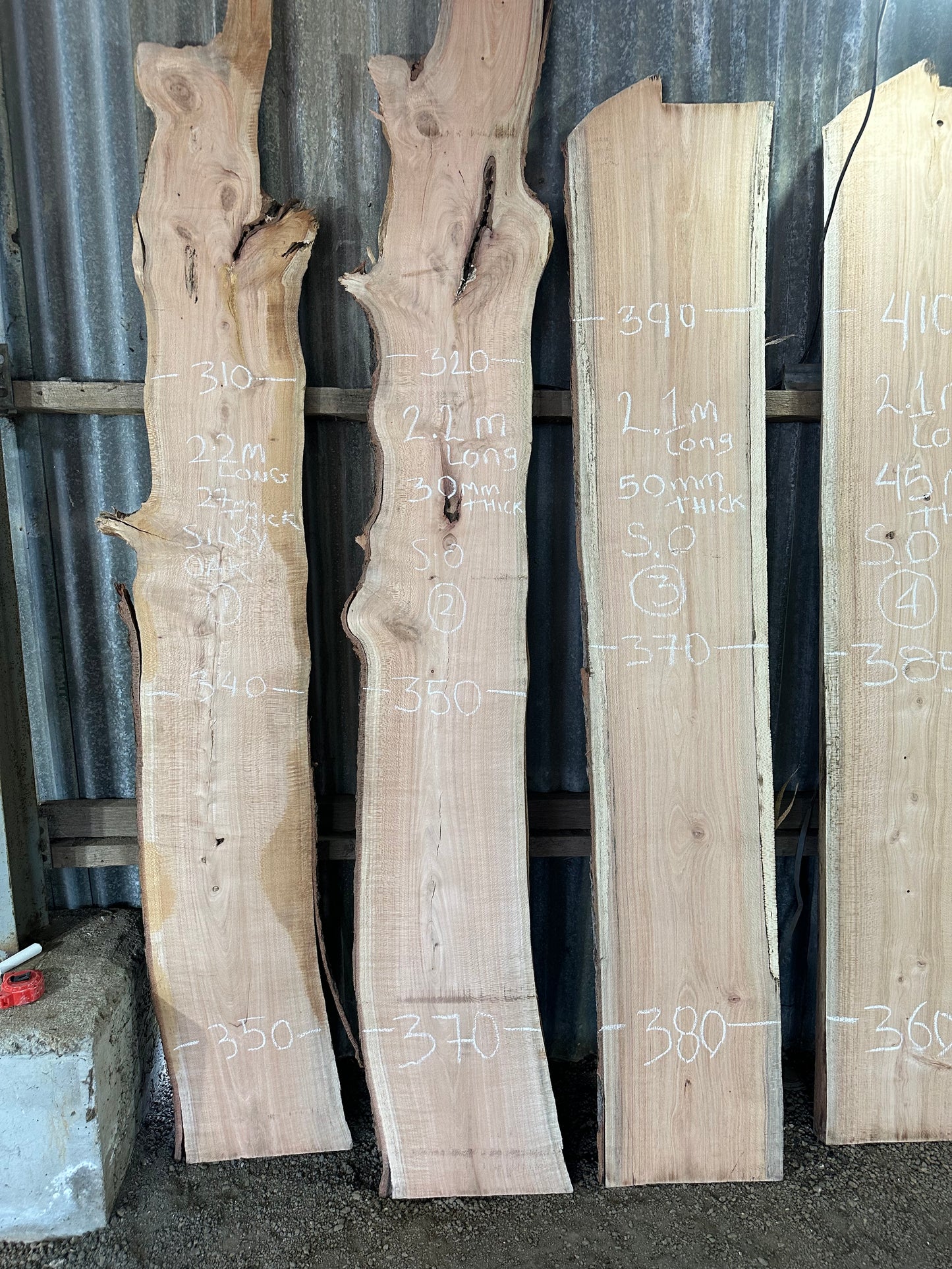 Silky Oak Slabs