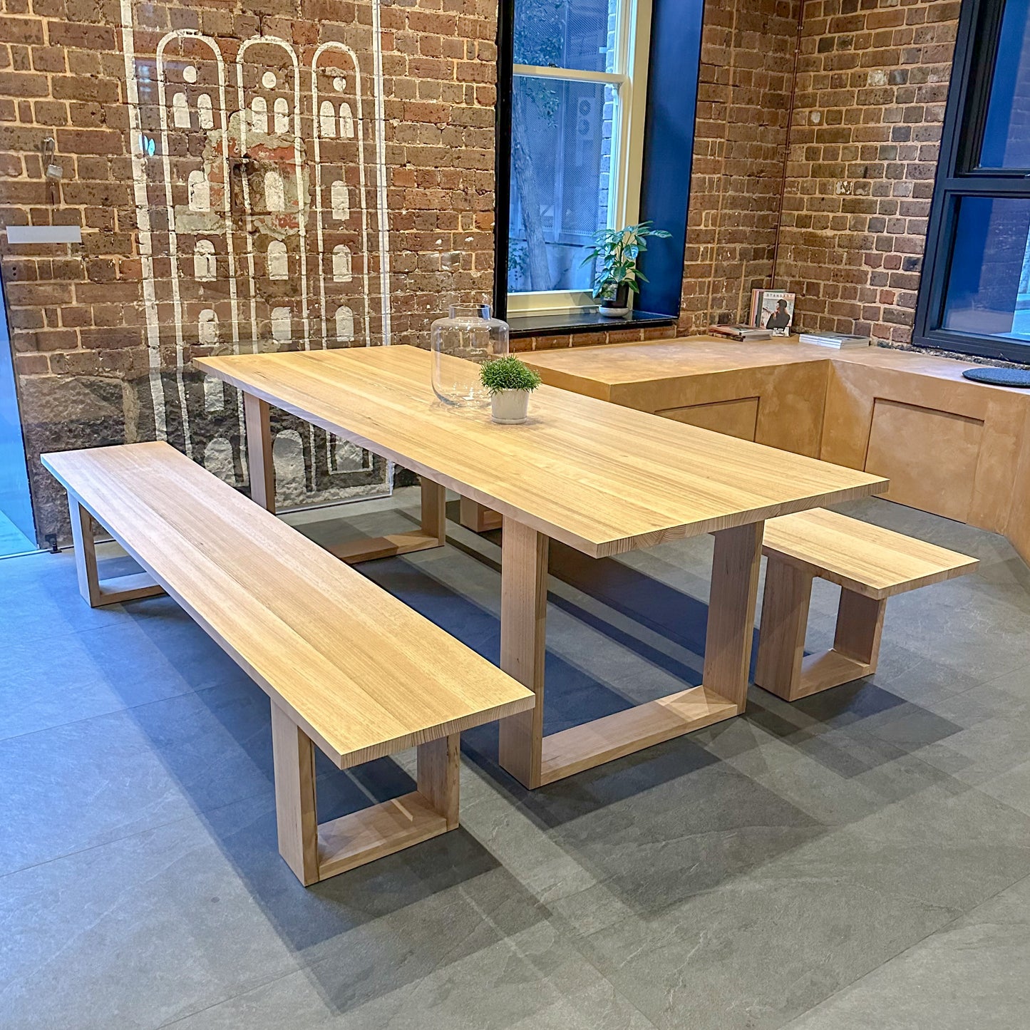 Timber Loop Legs Hardwood Dining Tables