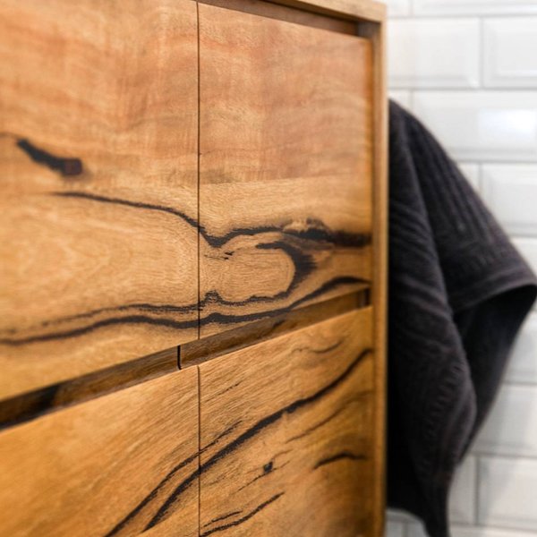 Custom Wall-Hung Timber Vanities