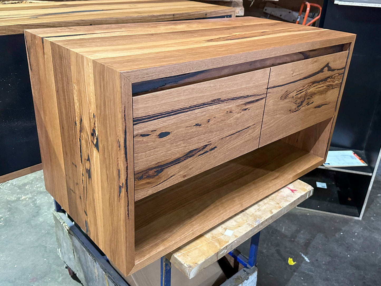 Custom Wall-Hung Timber Vanities