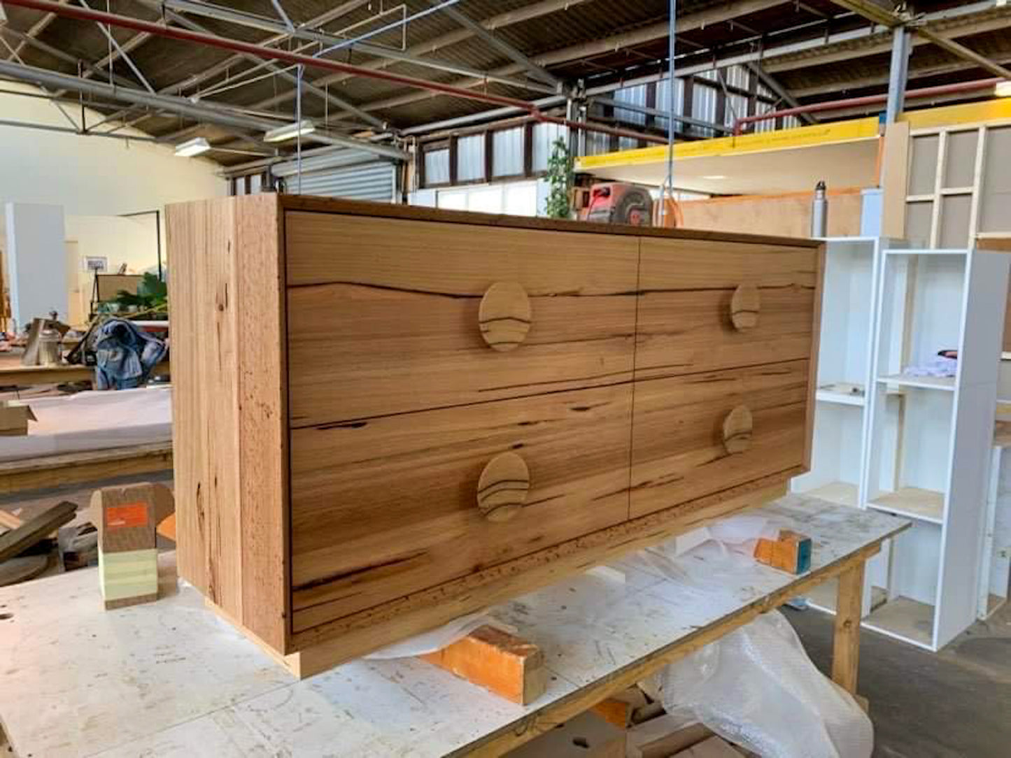 Custom Wall-Hung Timber Vanities