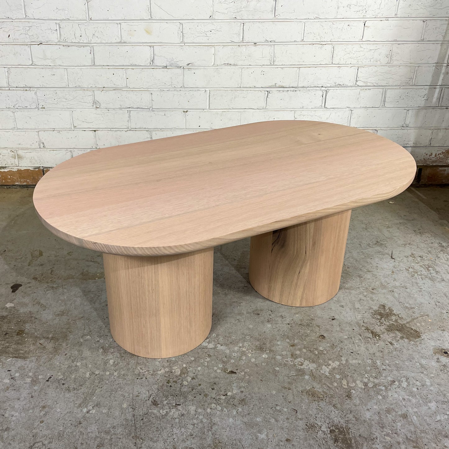 Oval Coffee Table in Victorian Ash